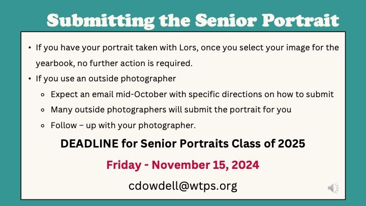Submitting Outside Potraits
